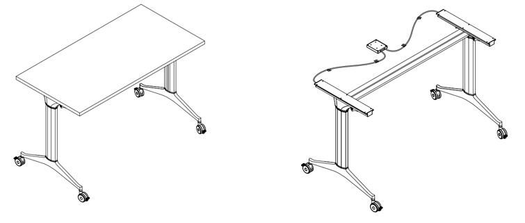 717 1 1 - DELVIN meeting table