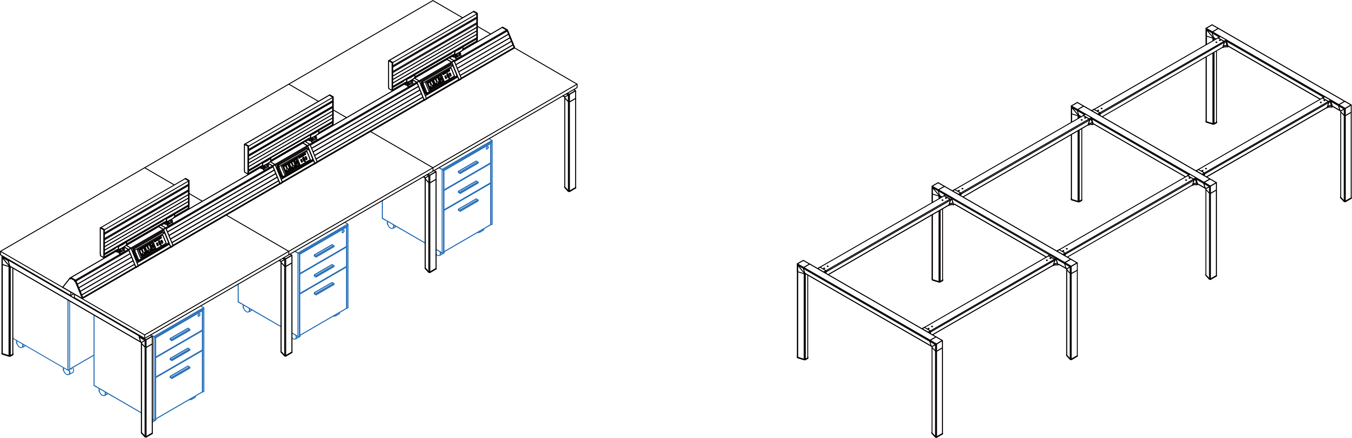 Lifan office workstation 2 - APOLLO office workstation