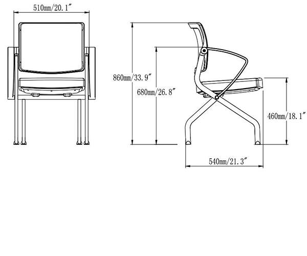 leadcom seating 542 2 - AUSTIN LS-542 office chair